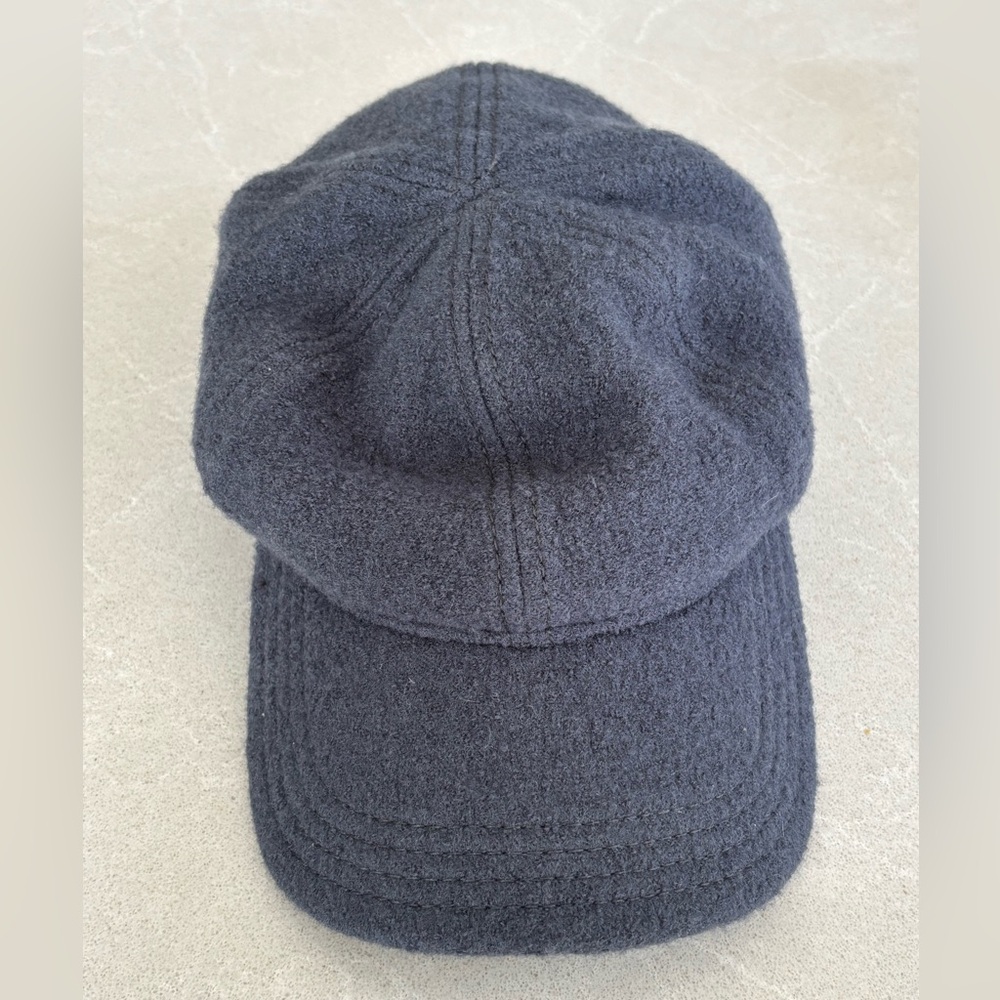 Converse Dark Gray Blue Wool/Nylon Blend Baseball Hat
